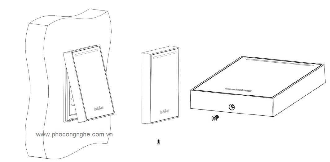 Cách tháo lắp đầu đọc Techfass WRE 120 BK