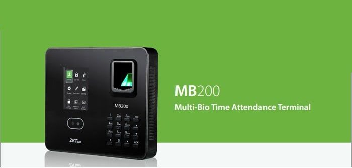 Máy chấm công vân tay và khuôn mặt ZKTeco MB200