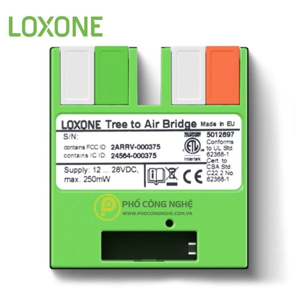 Module chuyển đổi có dây sang không dây Loxone 100451