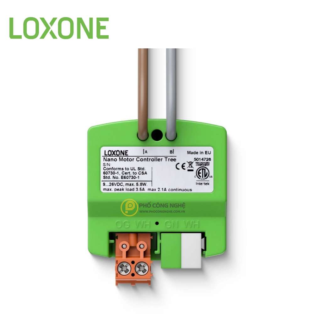 Module điều khiển động cơ DC có dây Loxone 100473