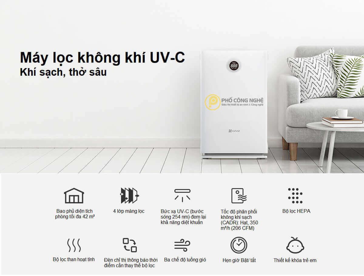 Máy Lọc Không Khí Ezviz UV-C Air Purifier