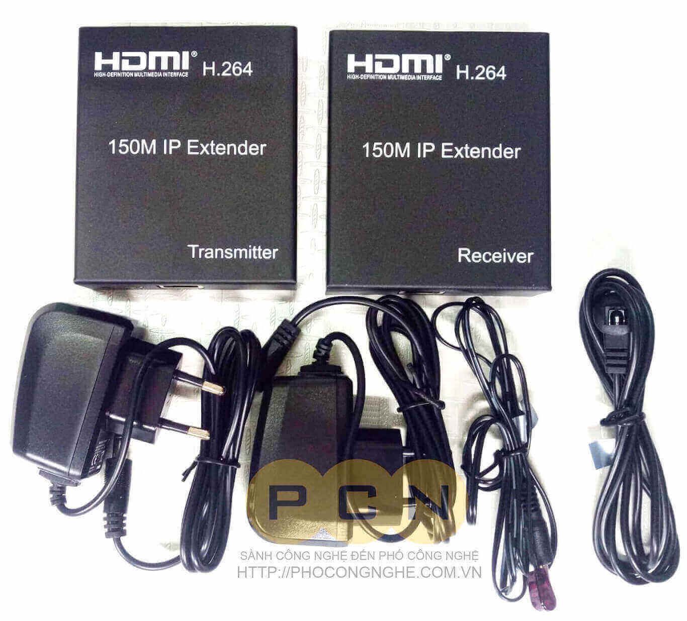 Bộ nối dài HDMI 150M qua dây mạng LAN