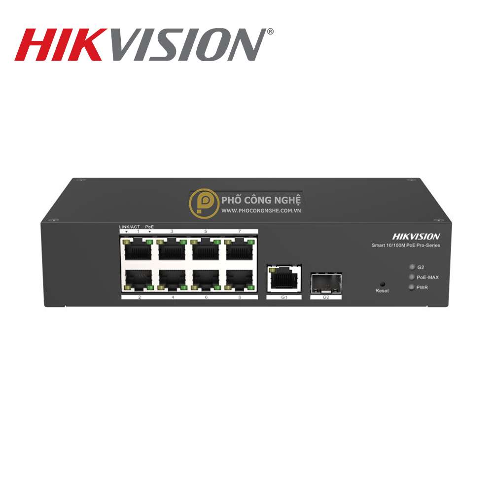 Switch công nghiệp 8 cổng PoE Hikvision DS-3T1310P-SI/HS