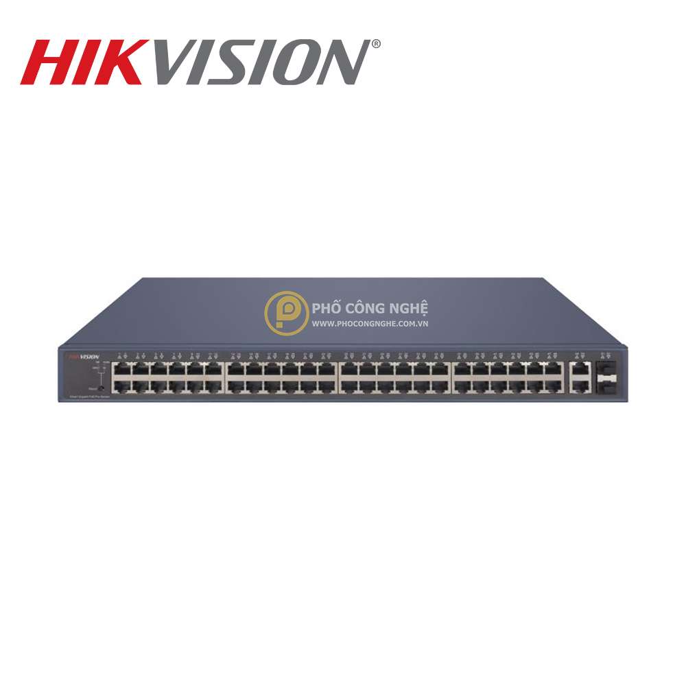 Switch mạng thông minh 48 cổng PoE Hikvision DS-3E1552P-SI