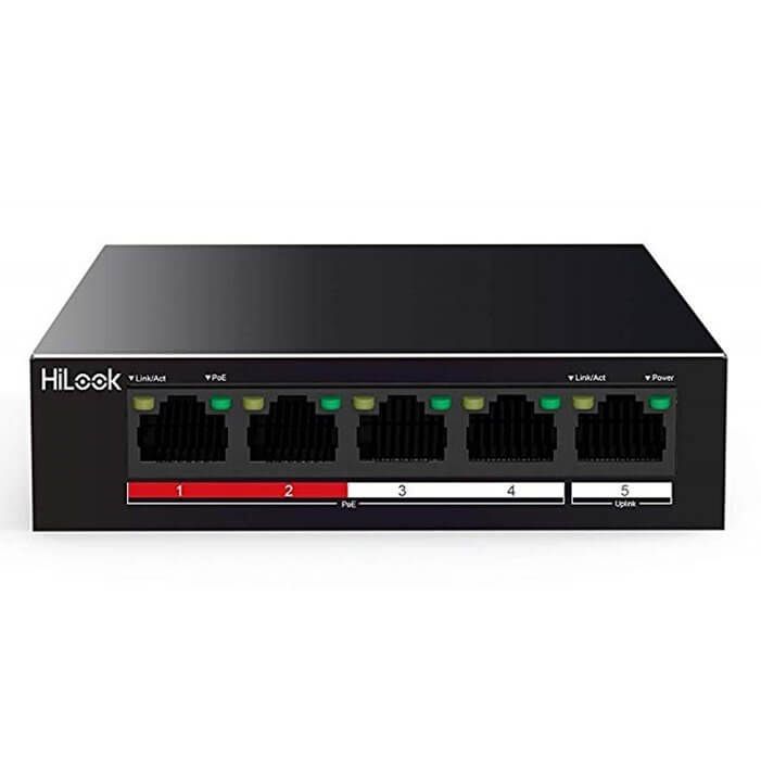 Switch PoE 5-Port 100 Mbps Hilook NS-0105P-35