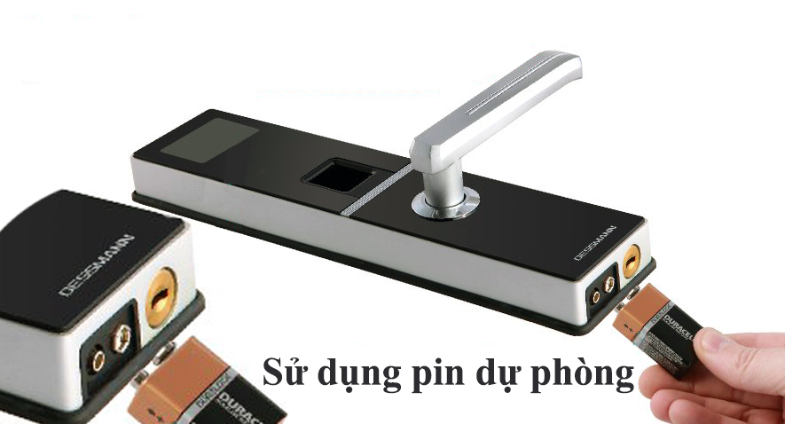 Cách khắc phục khi khóa cửa điện tử hết pin