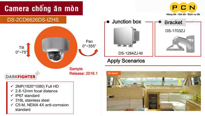 Giới thiệu camera chống ăn mòn Hikvision