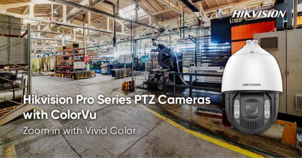 Hikvision giới thiệu camera PTZ dòng Pro mới với công nghệ ColorVu