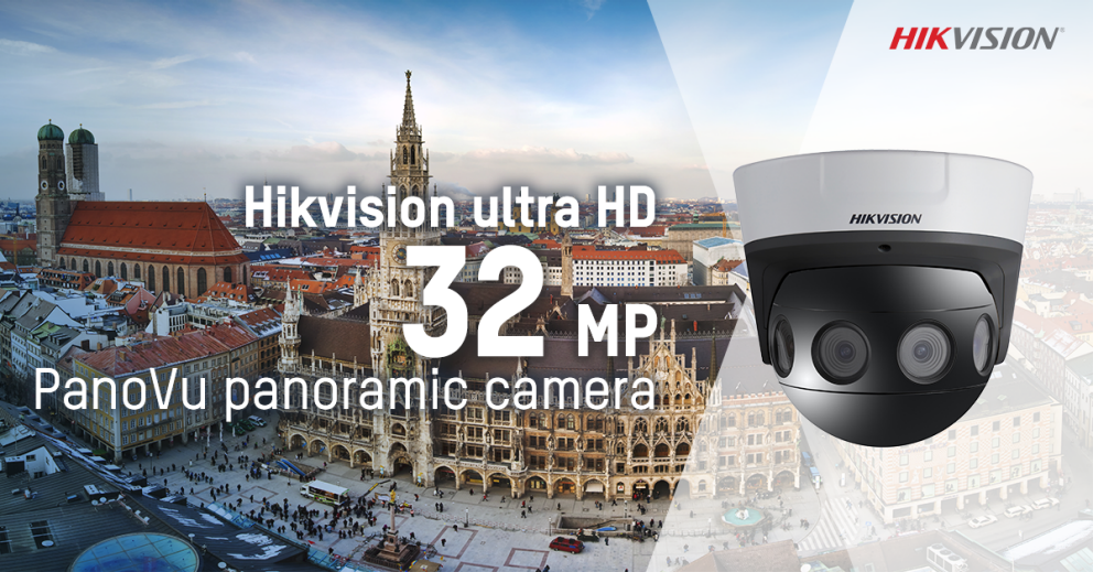 Hikvision ra mắt camera toàn cảnh ultra HD 32 MP PanoVu
